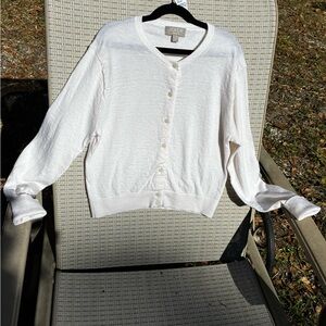 J. Crew Cropped Cashmere Cardigan